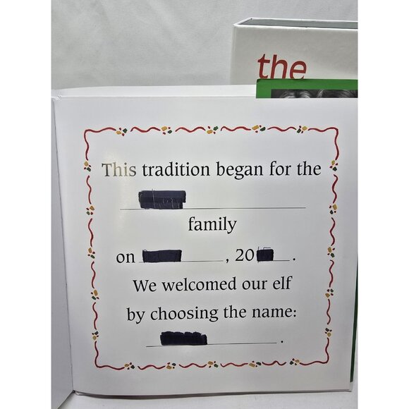 2014 ELF ON THE SHELF 12" BOY DOLL BROWN HAIR BLUE EYES WITH HAT - Picture 8 of 8